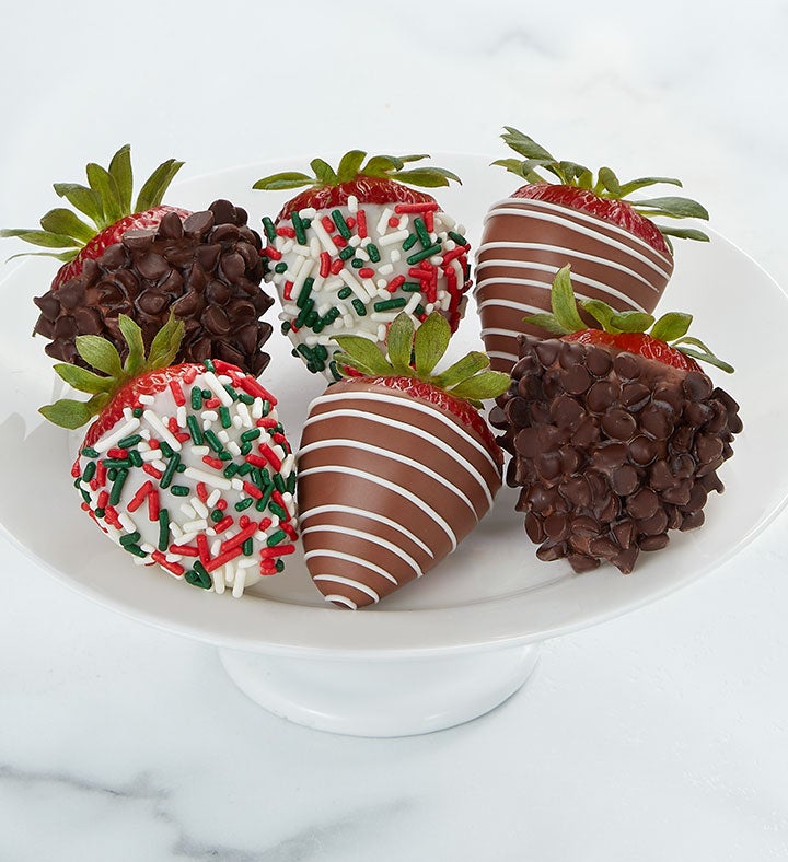 Gourmet Christmas Dipped Strawberries™